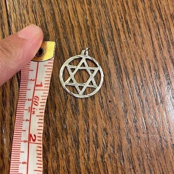 NWOT Sterling Silver Star of David Pendant - Picture 5 of 5
